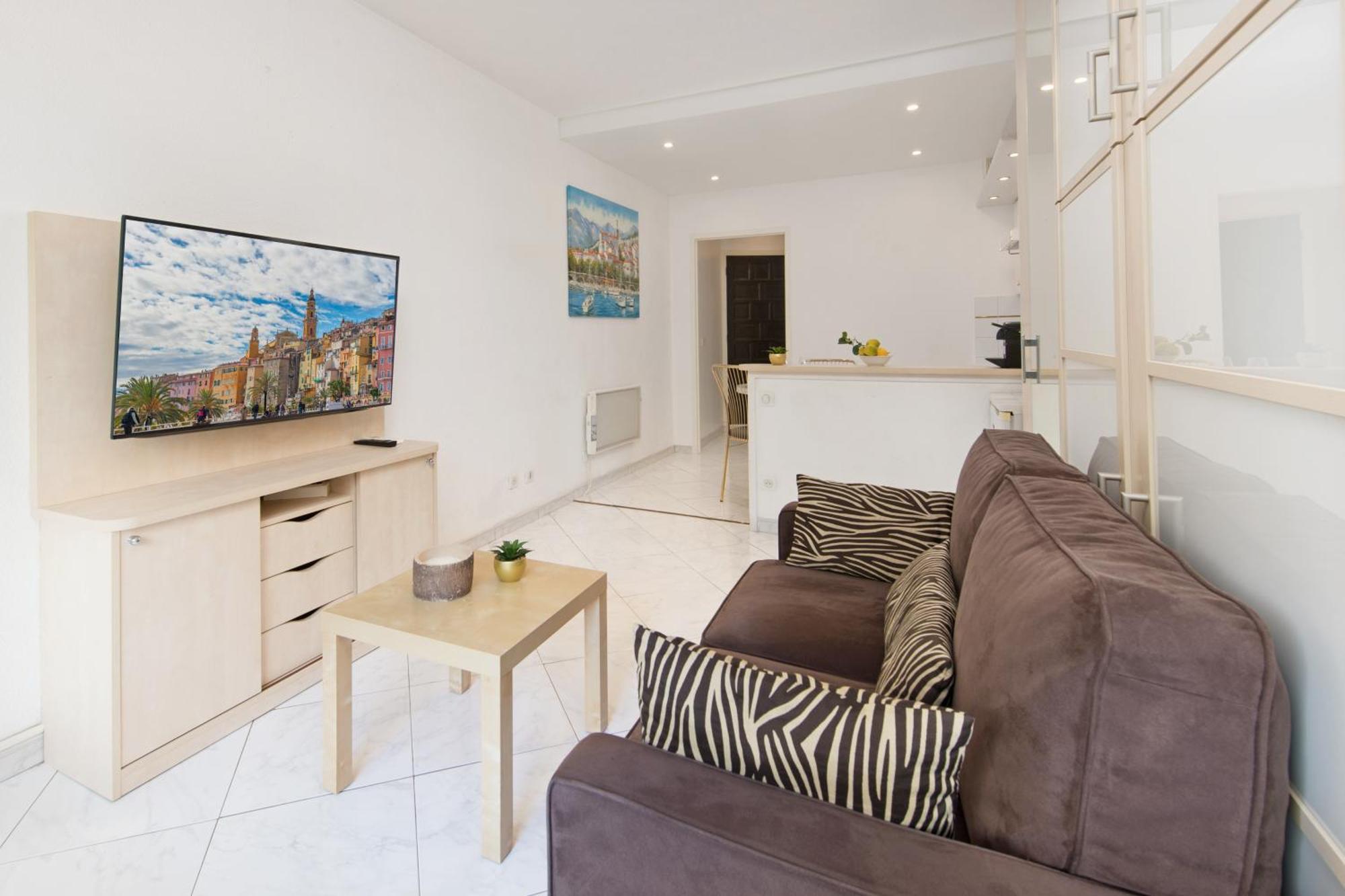 Cosy Studio - Residence Front De Mer - マントン エクステリア 写真